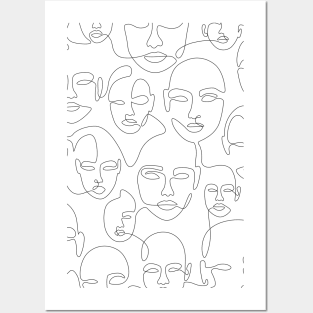 Subtle Faces Posters and Art